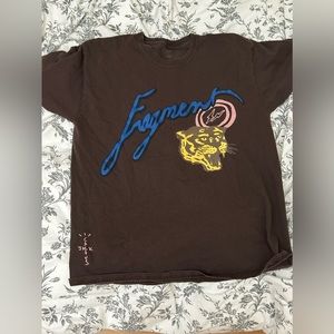 Travis Scott Cactus Jack For Fragment Icons Tee Brown